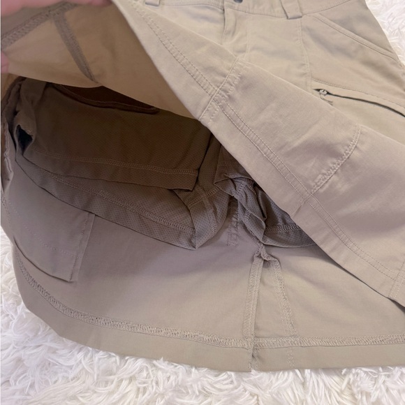 Women's Dry on the Fly Improved Skort Duluth Trading Co Skort Khaki Skort Tan - Picture 4 of 5